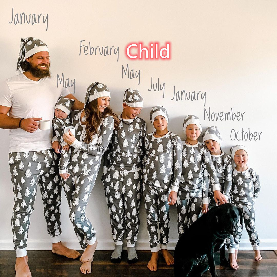 CHRISTMAS TREE PRINT PYJAMAS