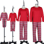 RED PLAID CHRISTMAS PYJAMAS