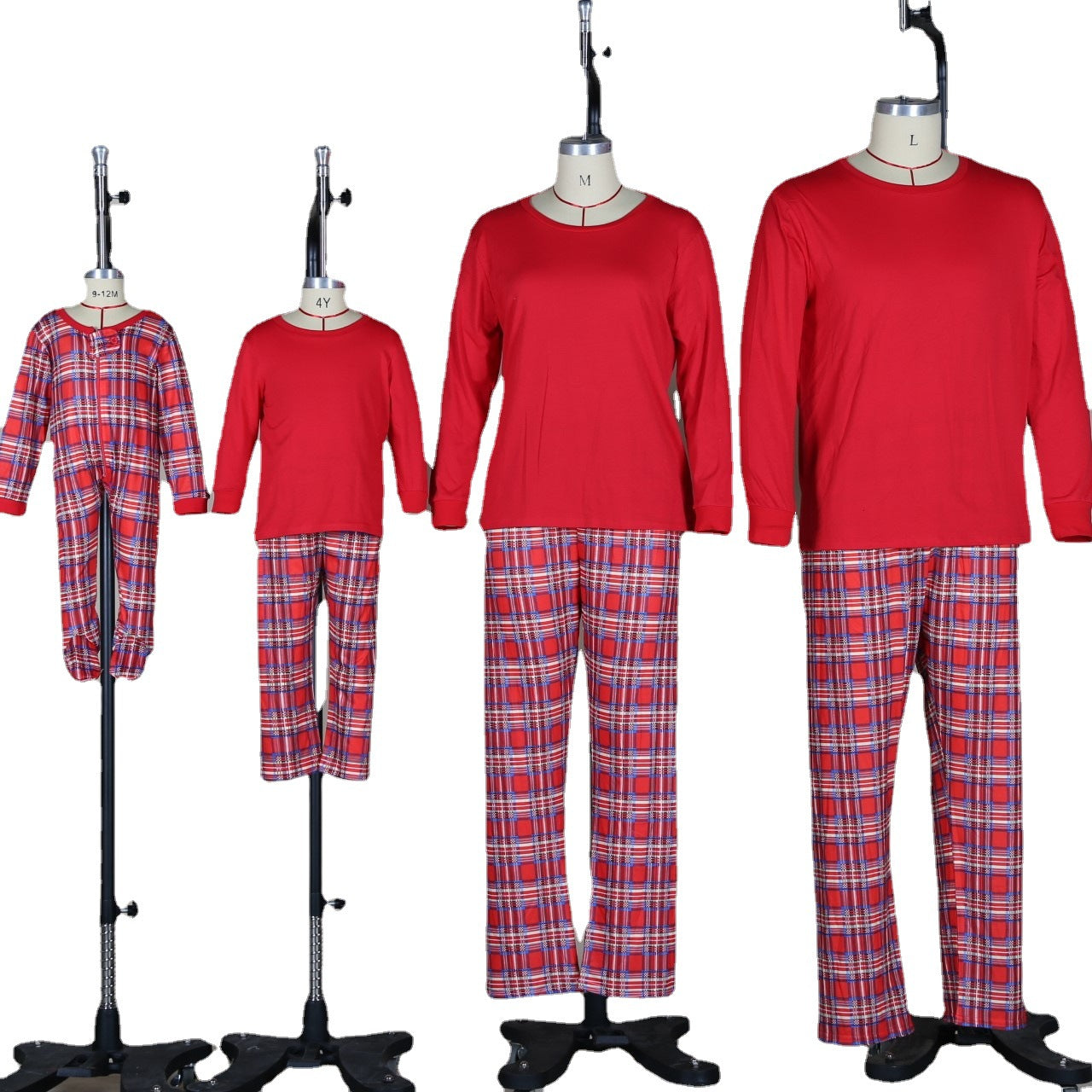 RED PLAID CHRISTMAS PYJAMAS
