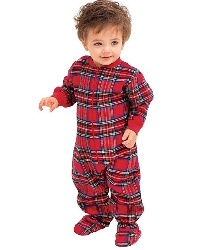 RED PLAID CHRISTMAS PYJAMAS