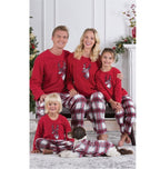 STRIPED PLAID CHRISTMAS PYJAMAS
