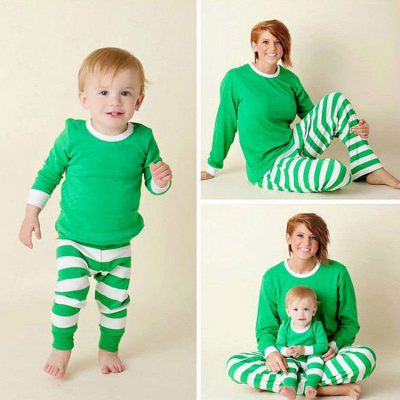 STRIPED FAMILY CHRISTMAS PAJAMAS