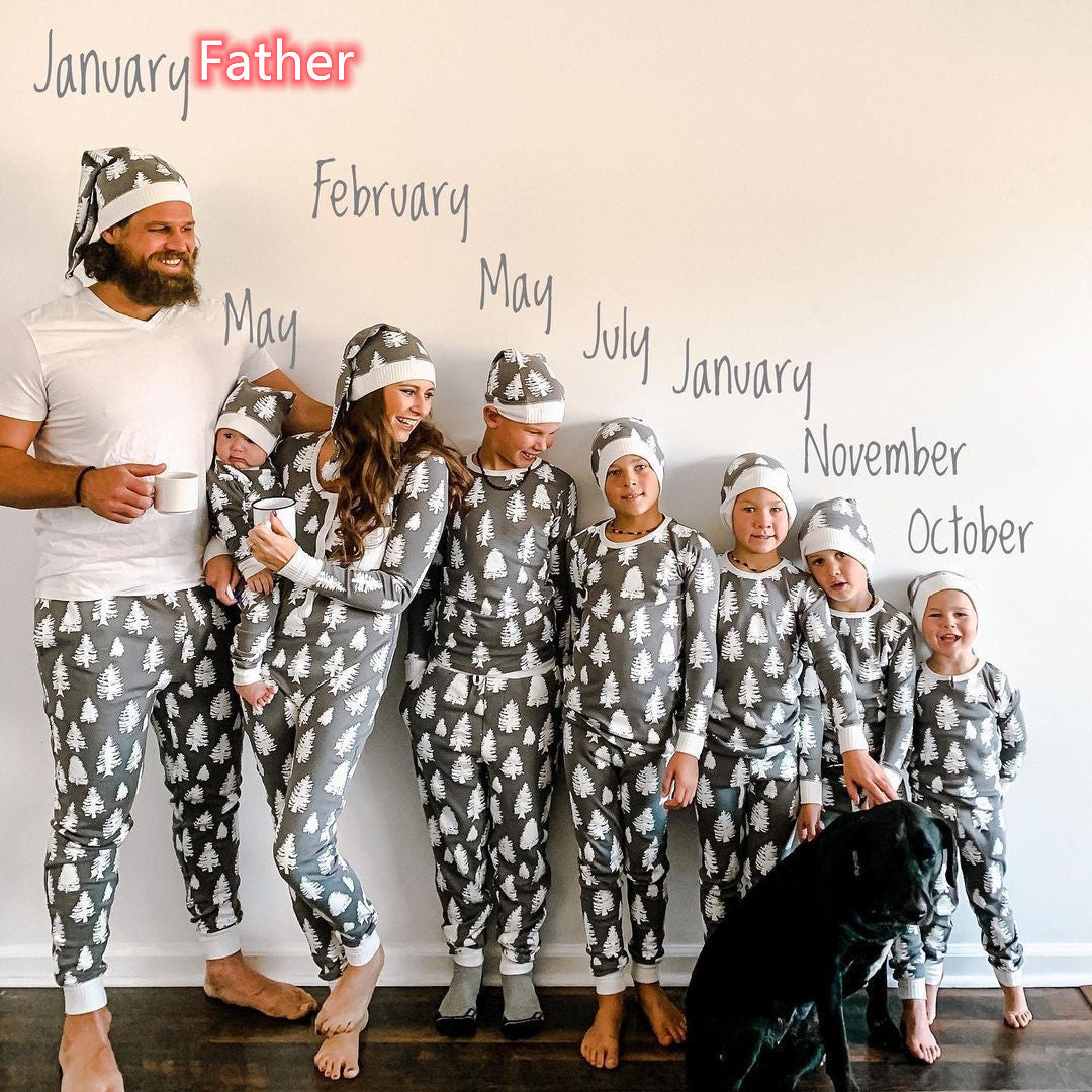 CHRISTMAS TREE PRINT PYJAMAS