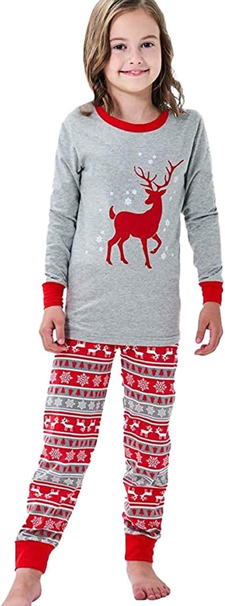 GREY ELK CHRISTMAS PYJAMAS