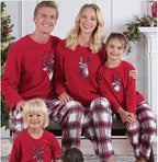 STRIPED PLAID CHRISTMAS PYJAMAS