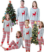 GREY ELK CHRISTMAS PYJAMAS
