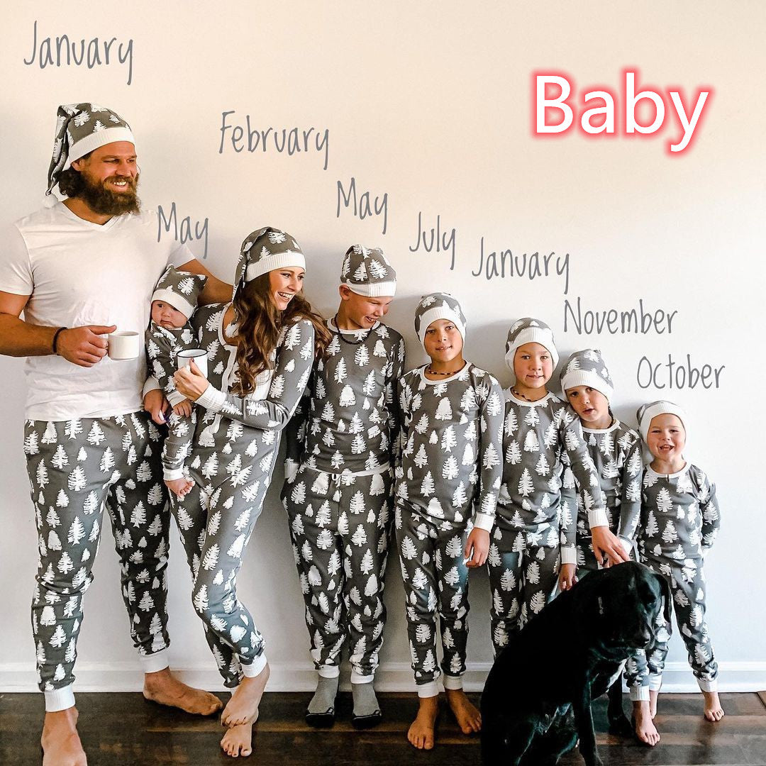 CHRISTMAS TREE PRINT PYJAMAS