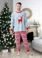 GREY ELK CHRISTMAS PYJAMAS