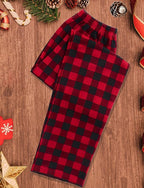 BLACK REINDEER CHRISTMAS PYJAMAS