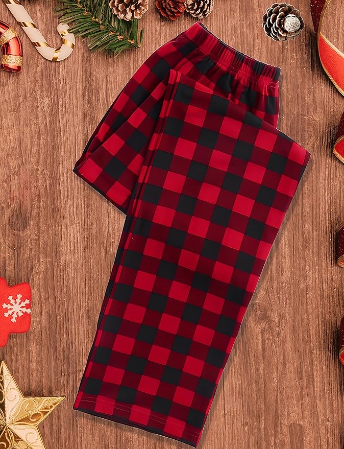 BLACK REINDEER CHRISTMAS PYJAMAS
