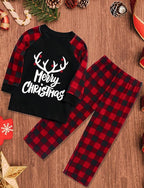 BLACK REINDEER CHRISTMAS PYJAMAS