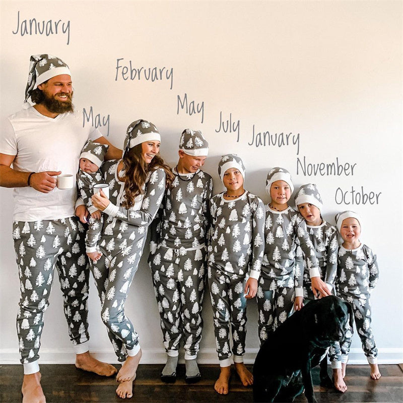CHRISTMAS TREE PRINT PYJAMAS