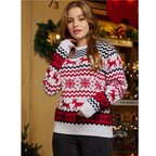 COUPLES MATCHING WHITE ELK SWEATER CARDIGAN