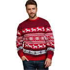 COUPLES MATCHING WHITE ELK SWEATER CARDIGAN
