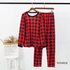 RED CHECK CHRISTMAS PYJAMAS