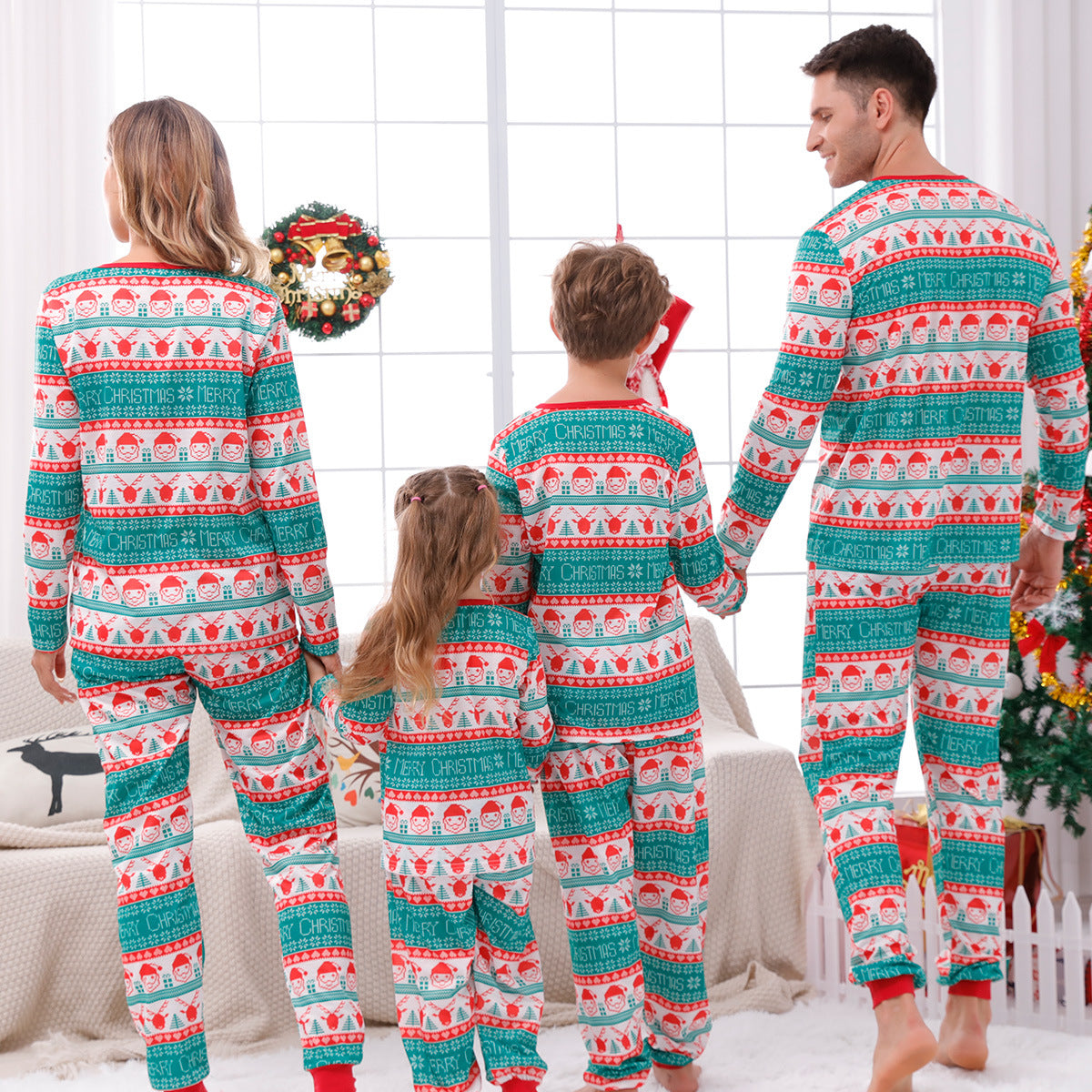 GREEN CHRISTMAS PYJAMAS