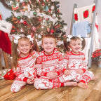CLASSY RED CHRISTMAS PYJAMAS