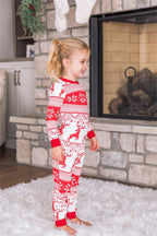 CLASSY RED CHRISTMAS PYJAMAS