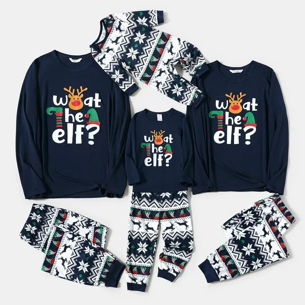 BLUE ELF CHRISTMAS PYJAMAS