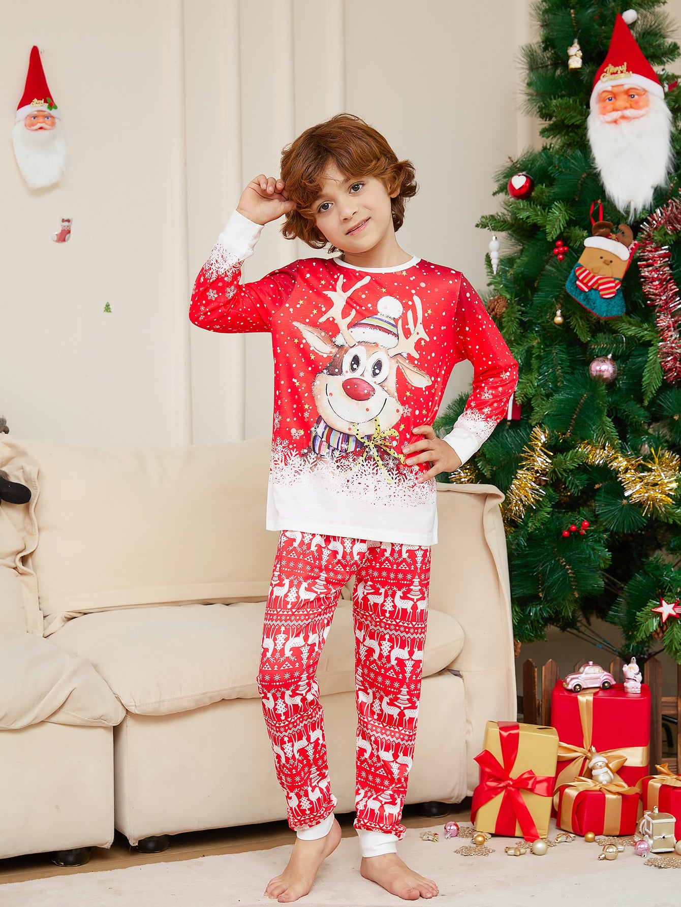 RED ELK CHRISTMAS PYJAMAS