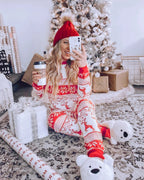 CLASSY RED CHRISTMAS PYJAMAS