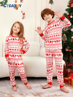 RED WHITE CHRISTMAS PYJAMAS