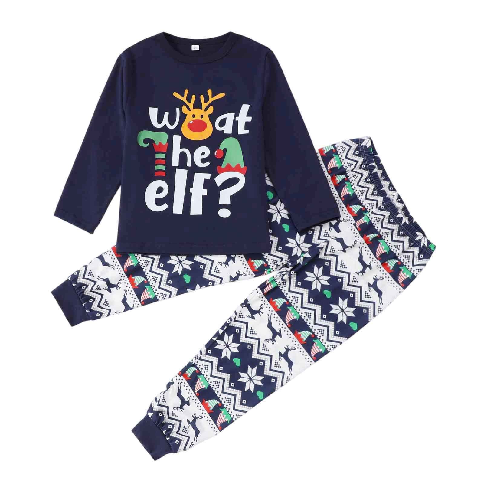 BLUE ELF CHRISTMAS PYJAMAS