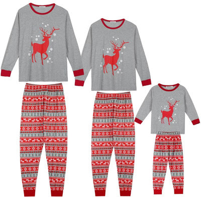 GREY ELK CHRISTMAS PYJAMAS
