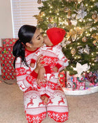 CLASSY RED CHRISTMAS PYJAMAS