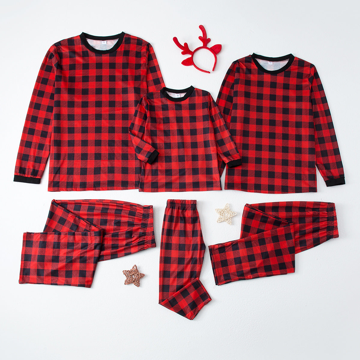 RED CHECK CHRISTMAS PYJAMAS