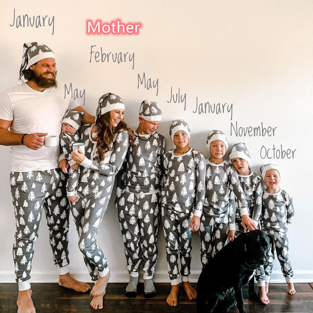 CHRISTMAS TREE PRINT PYJAMAS