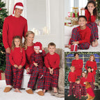 RED PLAID CHRISTMAS PYJAMAS