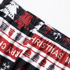 WHITE PLAID CHRISTMAS PYJAMAS