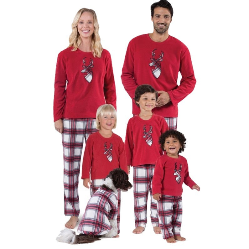 STRIPED PLAID CHRISTMAS PYJAMAS