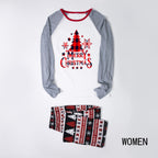 WHITE PLAID CHRISTMAS PYJAMAS
