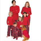 RED PLAID CHRISTMAS PYJAMAS