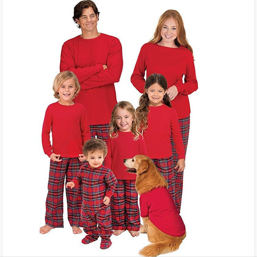 RED PLAID CHRISTMAS PYJAMAS
