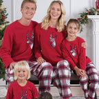 STRIPED PLAID CHRISTMAS PYJAMAS