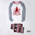 WHITE PLAID CHRISTMAS PYJAMAS