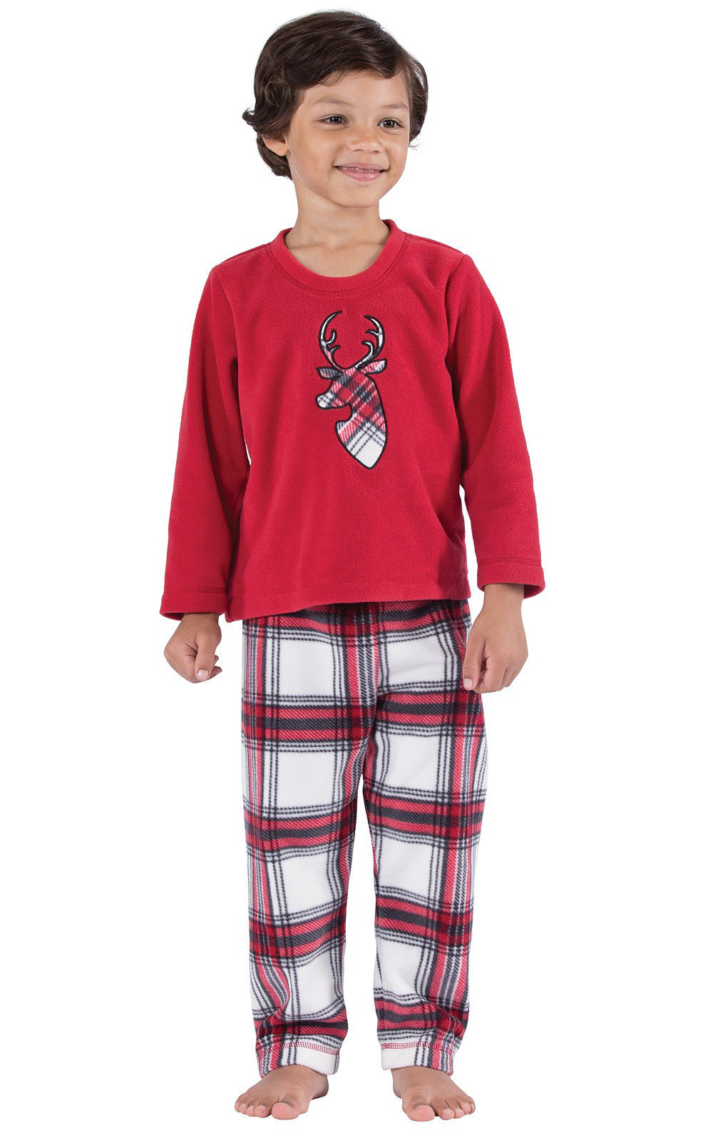 STRIPED PLAID CHRISTMAS PYJAMAS