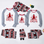 WHITE PLAID CHRISTMAS PYJAMAS