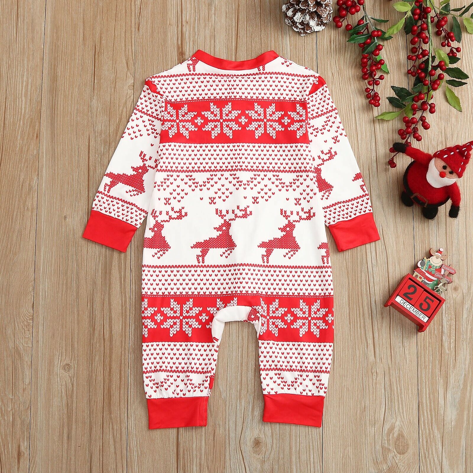 CLASSY RED CHRISTMAS PYJAMAS