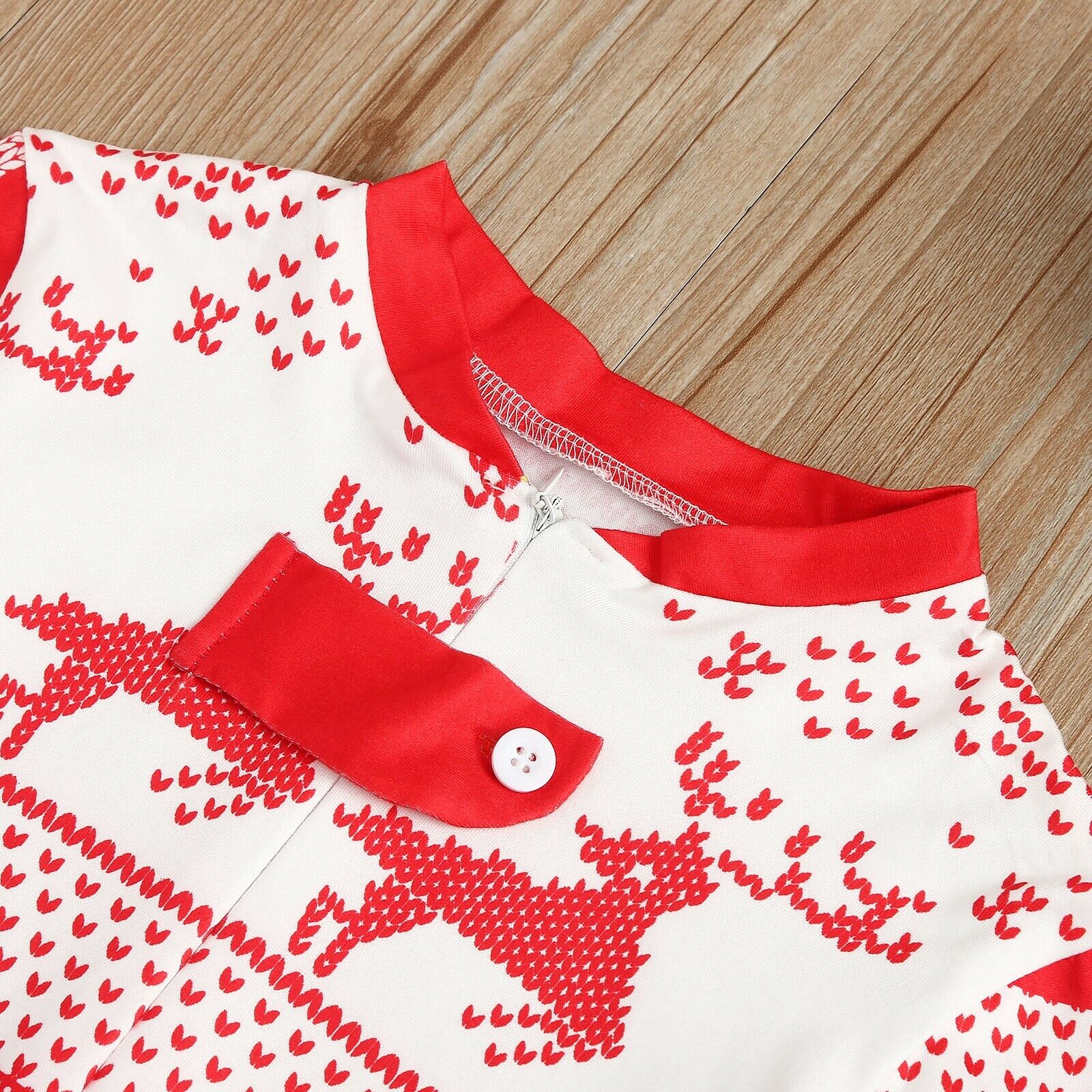 CLASSY RED CHRISTMAS PYJAMAS