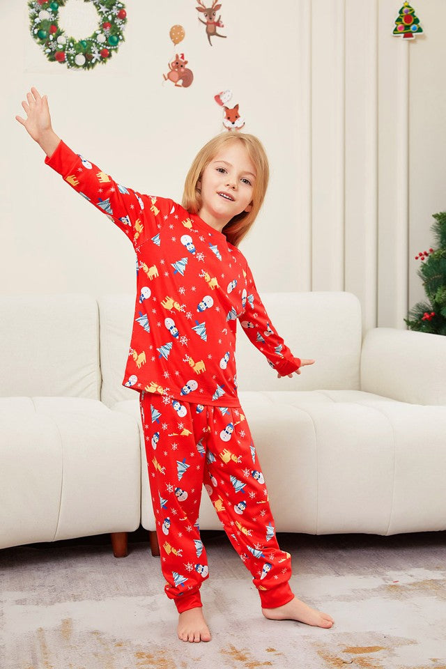 RED CHRISTMAS PYJAMAS